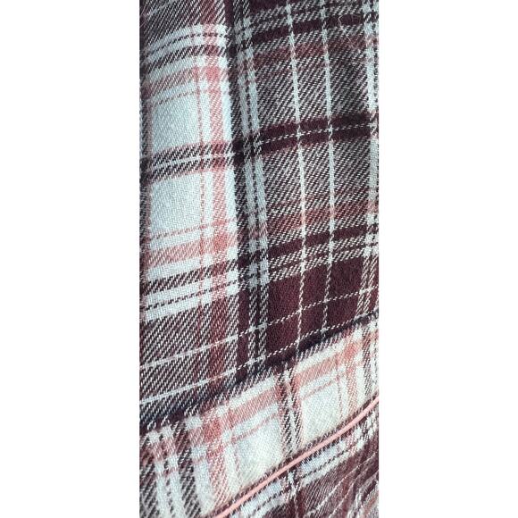 UGG Raven Plaid Flannel Long Sleeve Button Down Top with Long Pants Pajama Set S - Picture 9 of 14